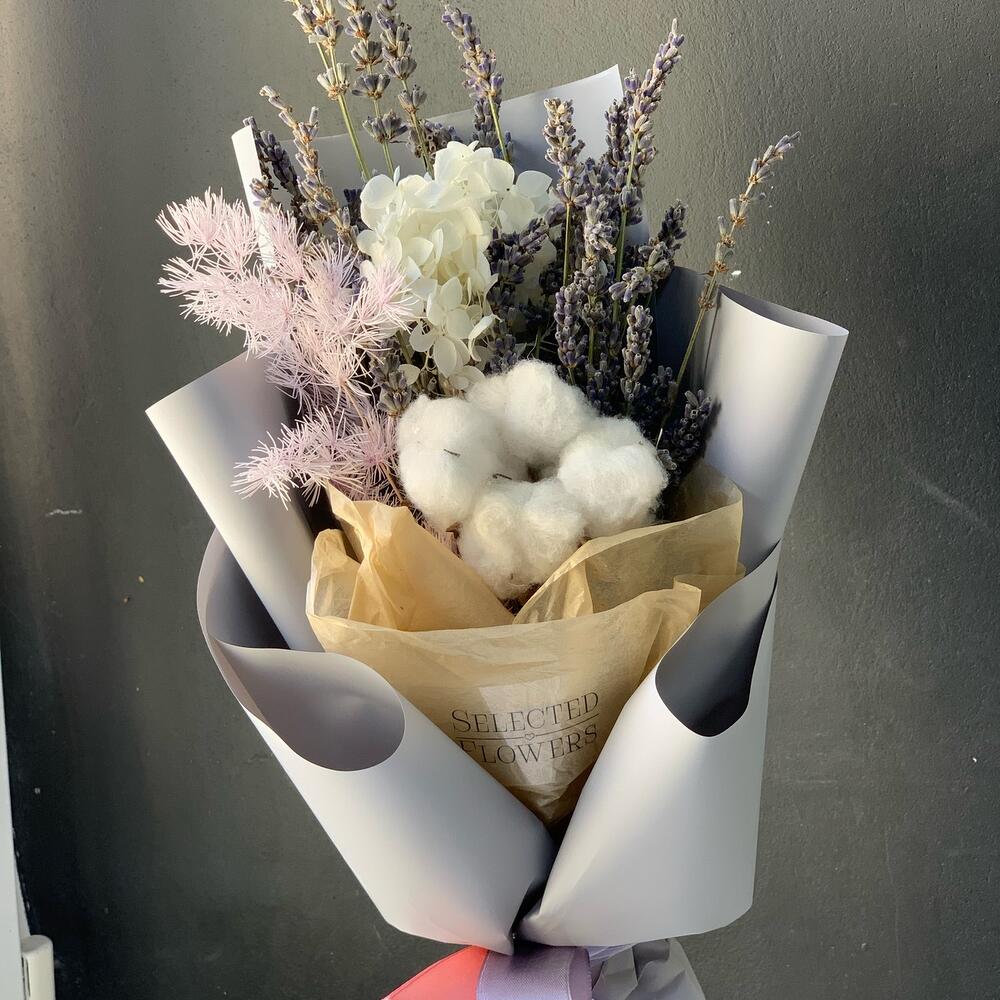 Сухоцветы «Лавандовый раф» Сухоцветы «Лавандовый раф»