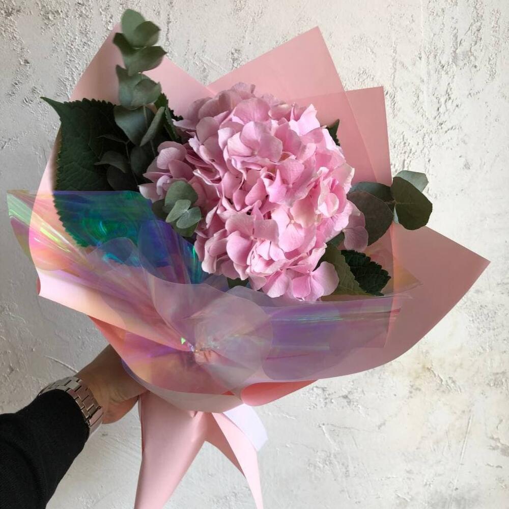 Гортензия и эвкалипт